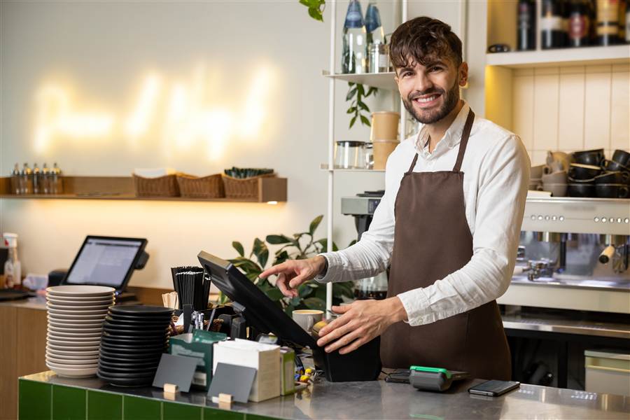 Restaurant point-of-sale terminal